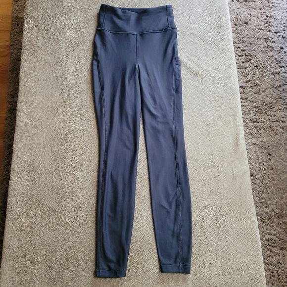 Lululemon Flurry Up Super High-Rise Tight 28" Stone Blue size 4 - Picture 2 of 14
